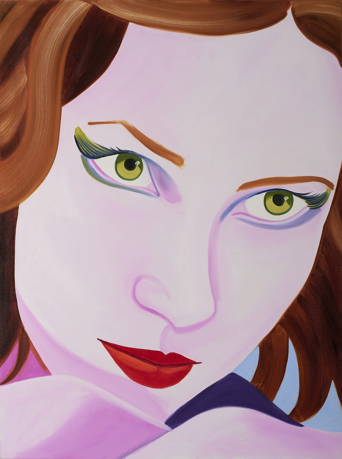 Chana, Close-up 2023, Oil on Canvas 130x97 cm