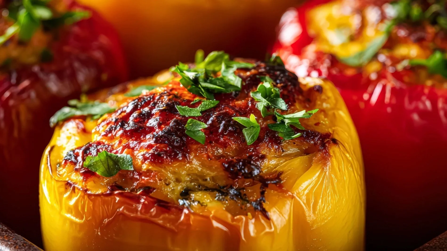 La Cucinetta Tagesgericht, gefüllte, vegetarische Paprika