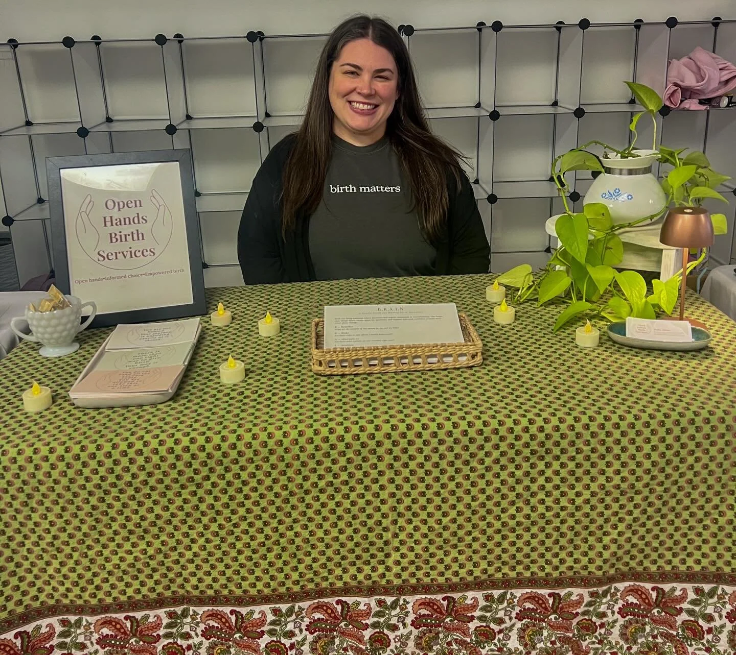 I&rsquo;m overflowing with gratitude for each and every expectant family I had the honor of meeting today at my first care fair, hosted by @wholeheartspace 🤍

Birth matters because&hellip;
you matter.
your story matters.
your intentions matter.
how 