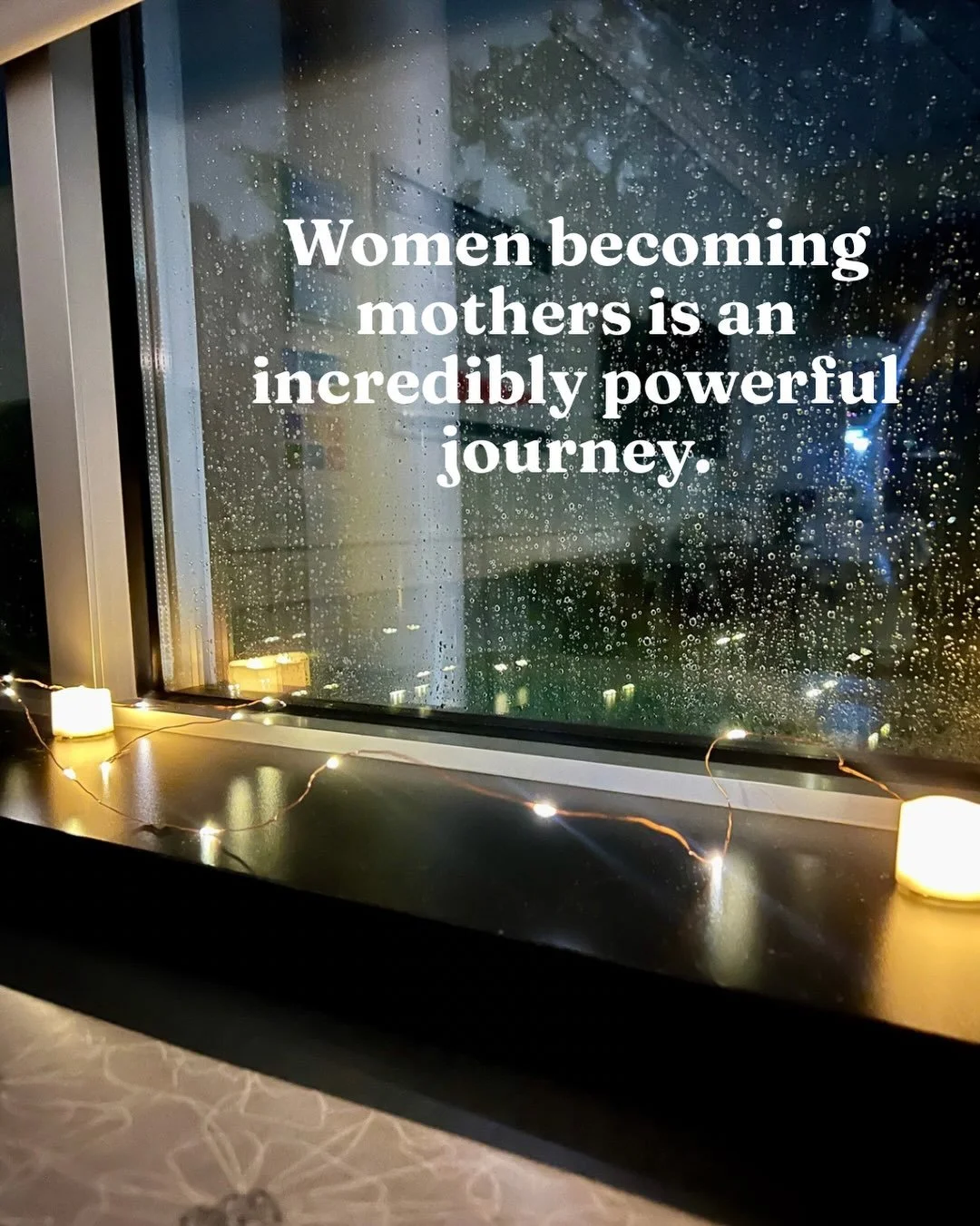 Never underestimate the strength of a women journeying into motherhood or the power of someone standing besides her, reminding her:

Yes, you can. ✨