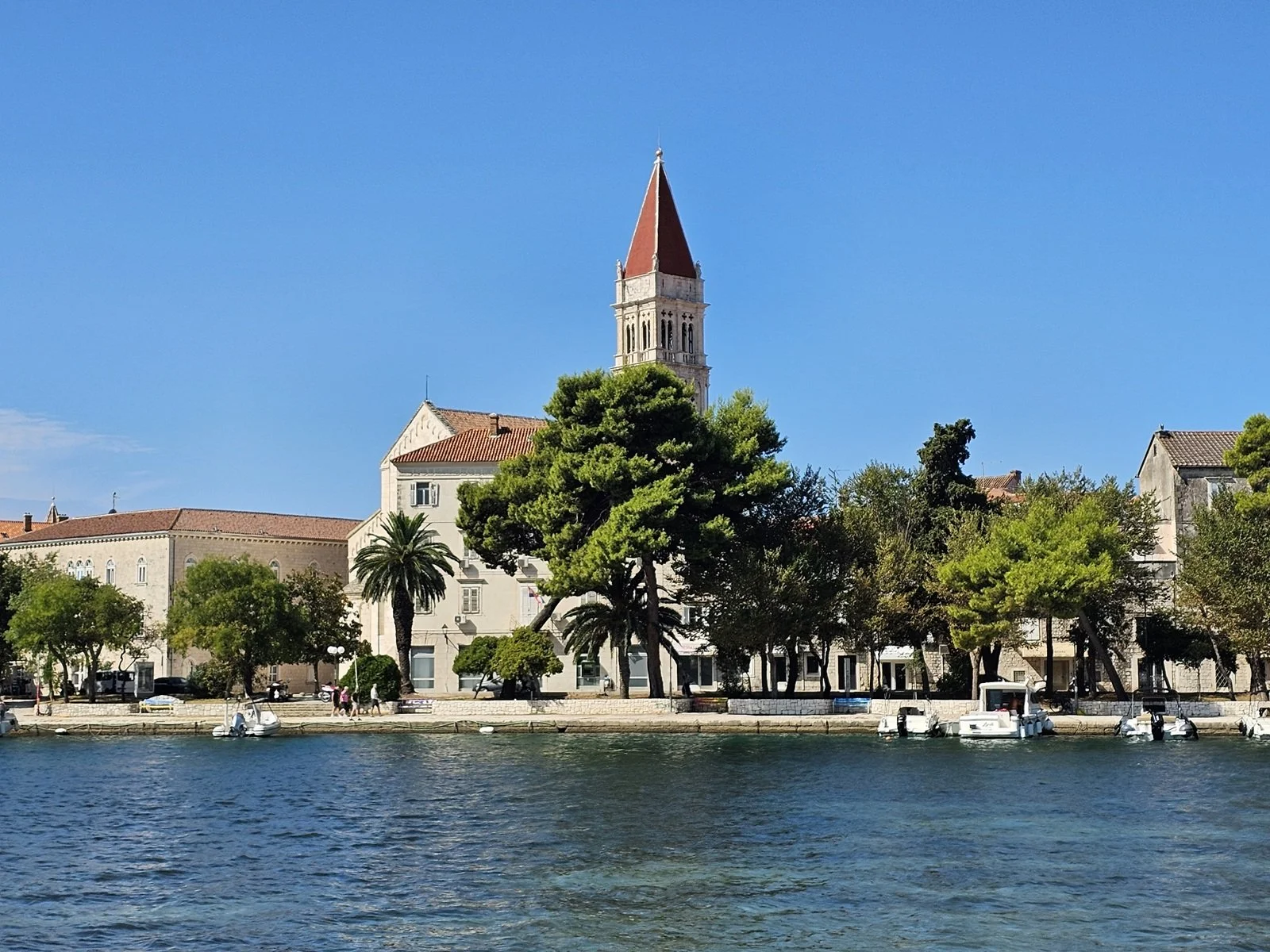 Trogir on Adriatic Sea near Ciovo island
