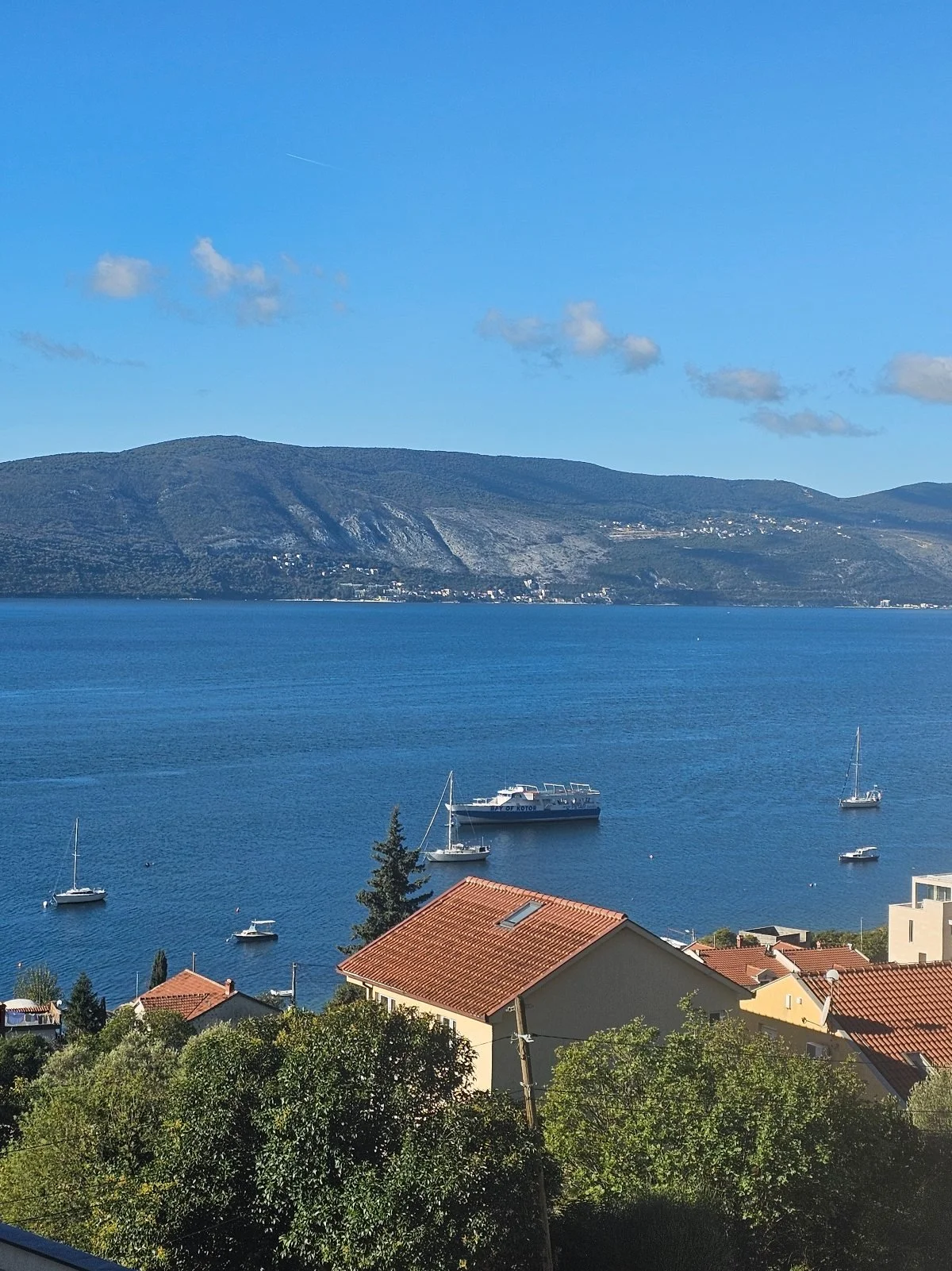 view from the balcony in apartment near Portonovi