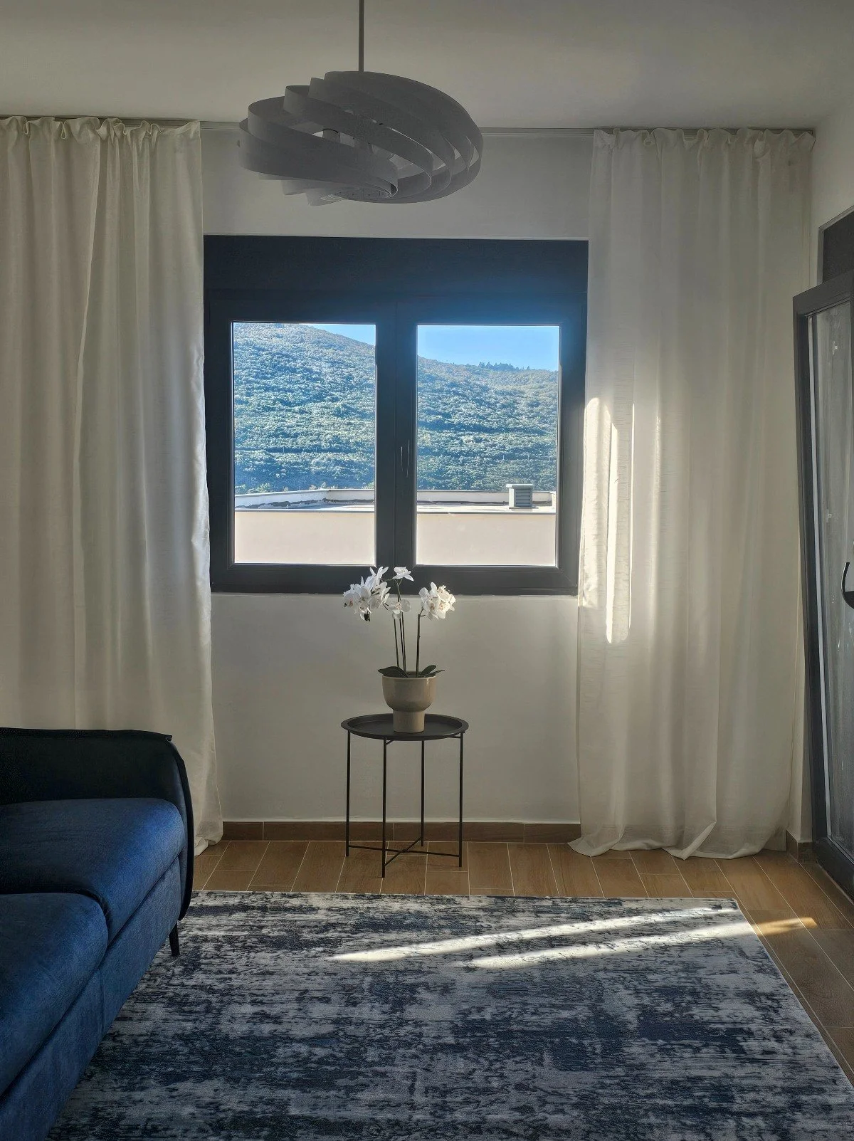 window in the living room