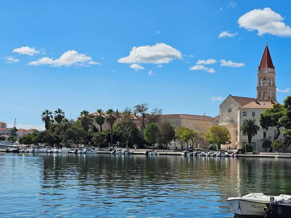 Trogir on Adriatic Sea near Ciovo island