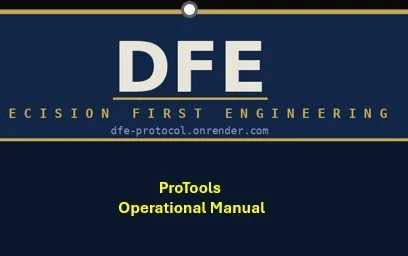 DFE ProTools Operational Manual