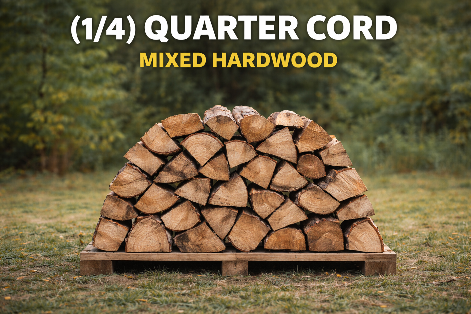 (1/4) Quarter Cord – Mixed Hardwood