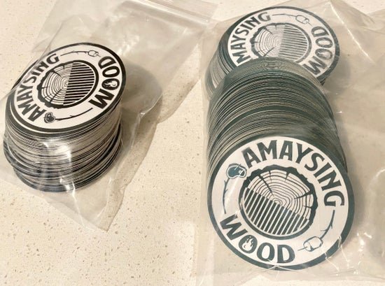 Amaysing Wood Company Stickers