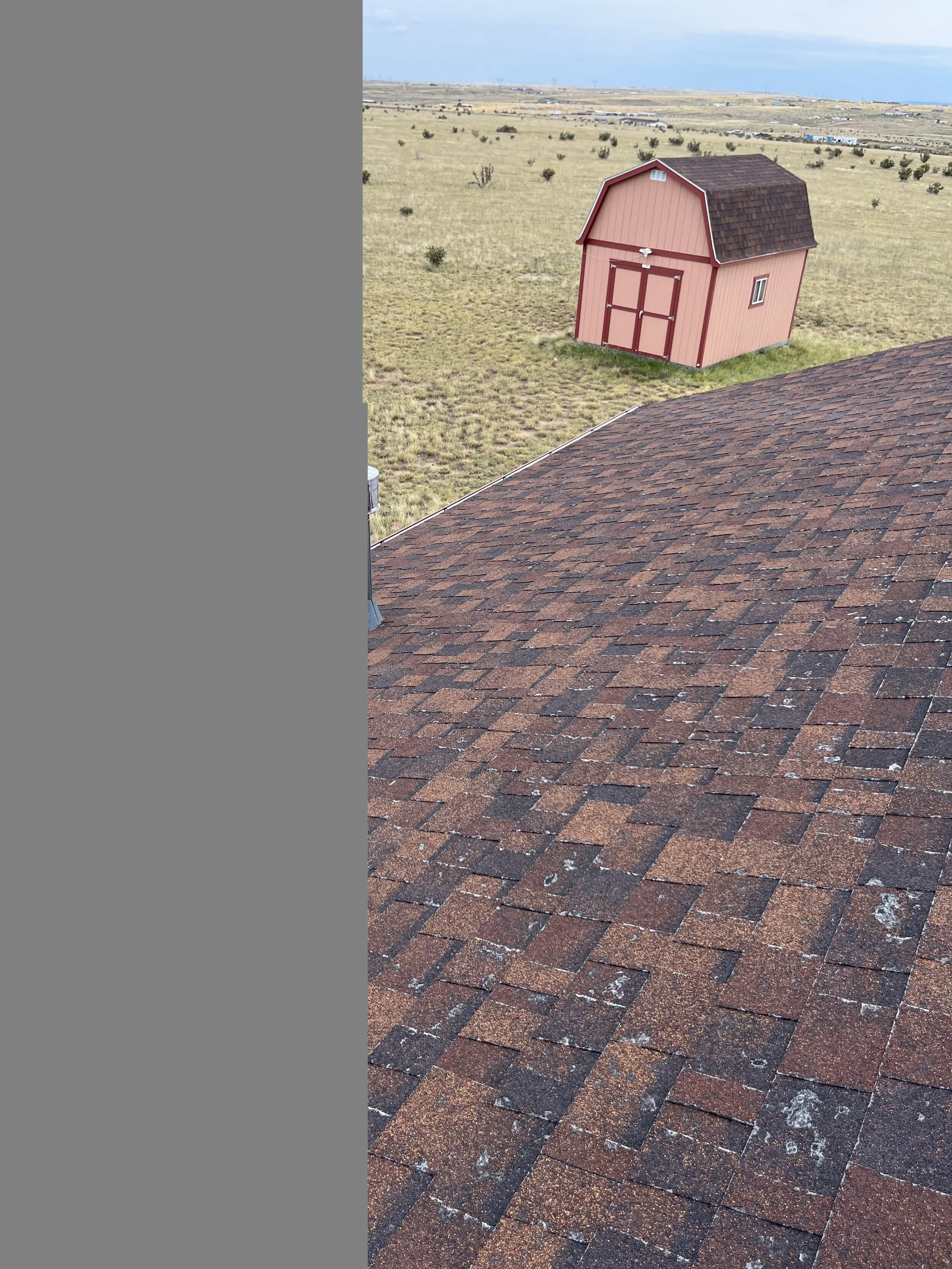 Damage was very drastic on this roof.