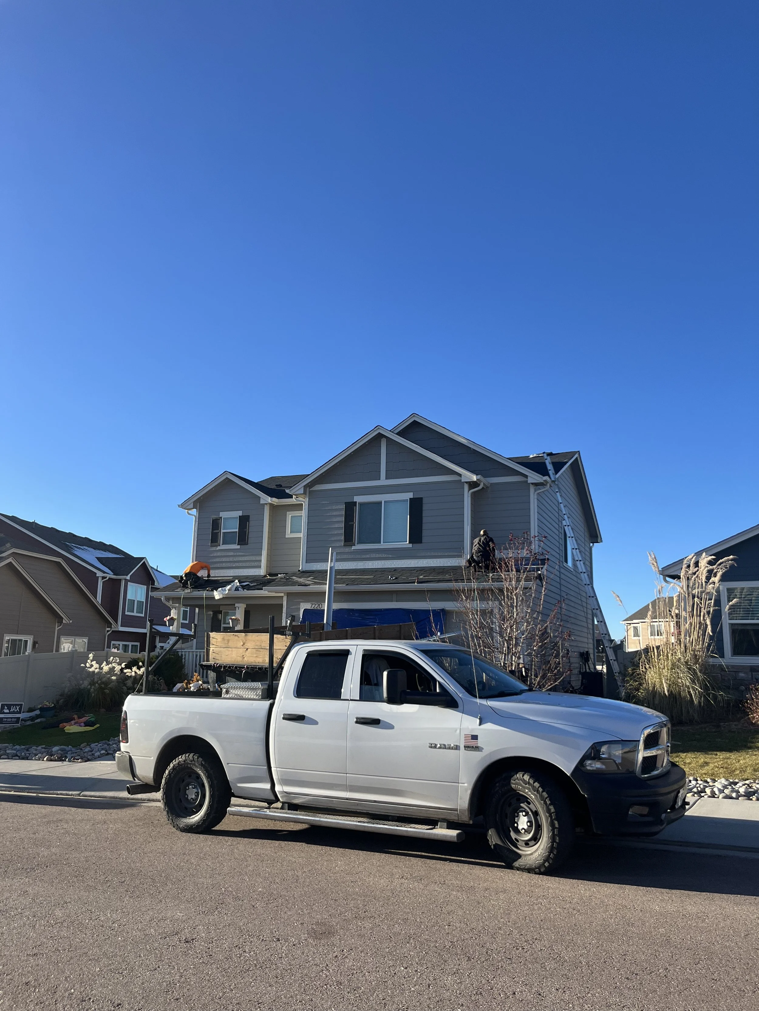 Re-roof quick and easy.