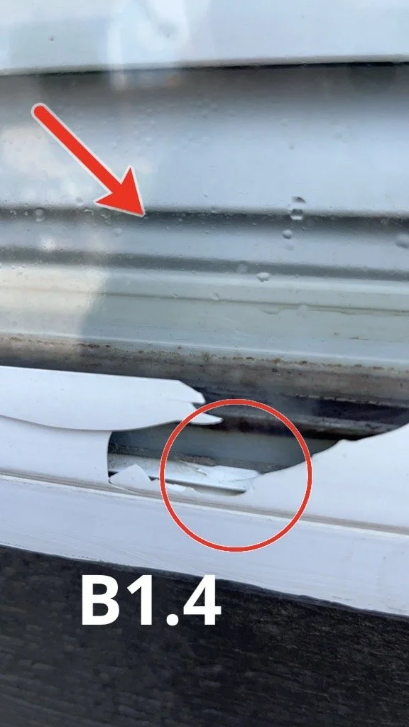 Glazing bead replacement required.