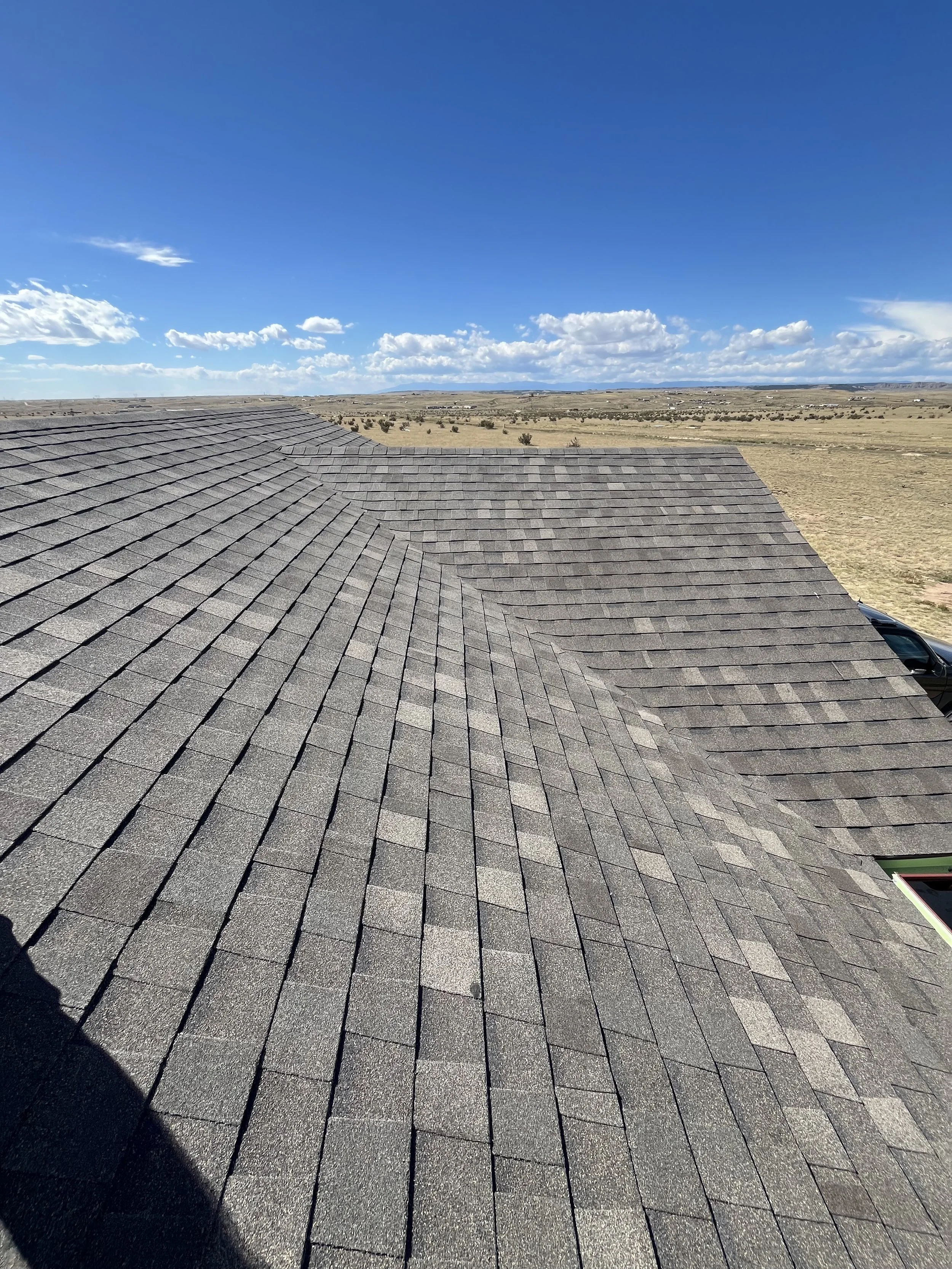 After. We restored the roof and gave it a new color.