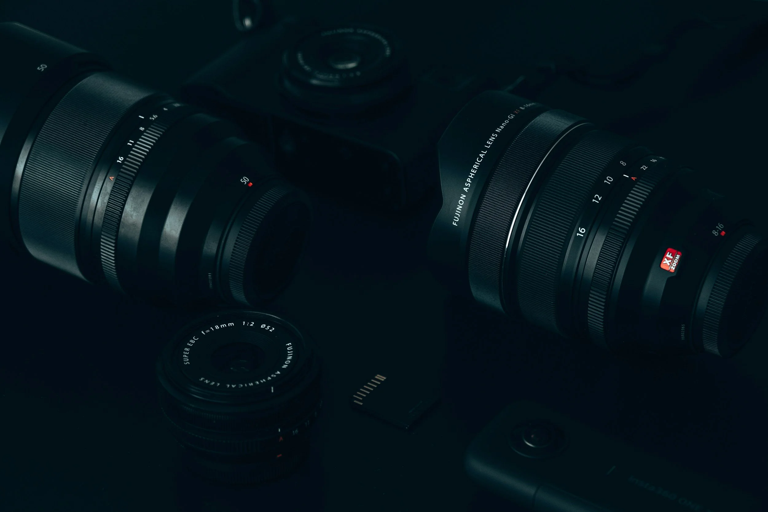 Camera lenses and photography equipment for content creation