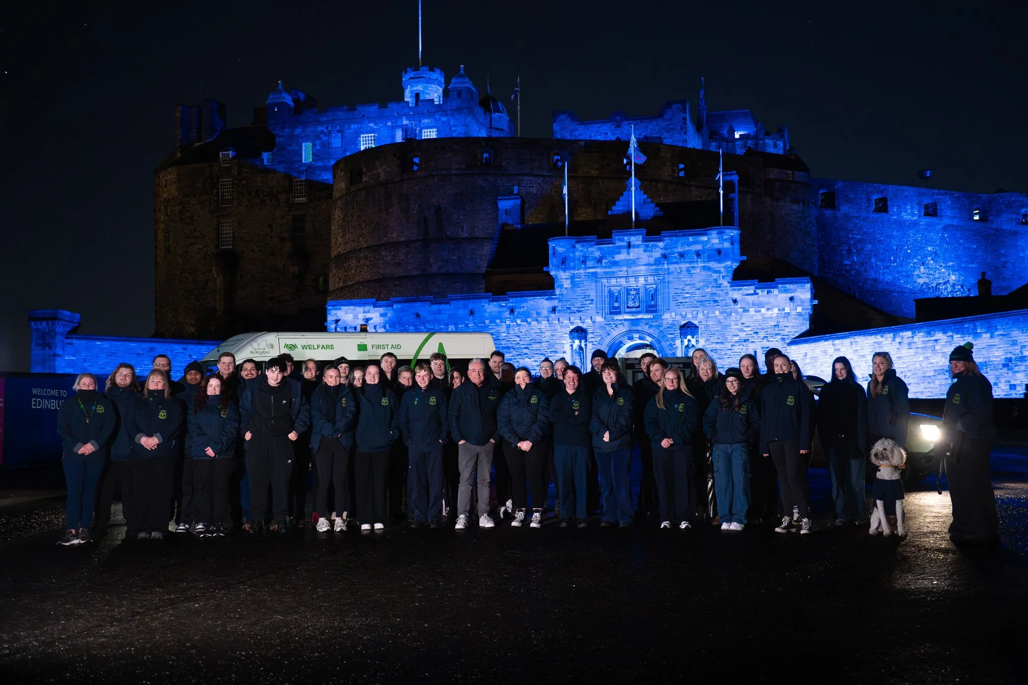 Street Assist Volunteers by Edinburgh Castle