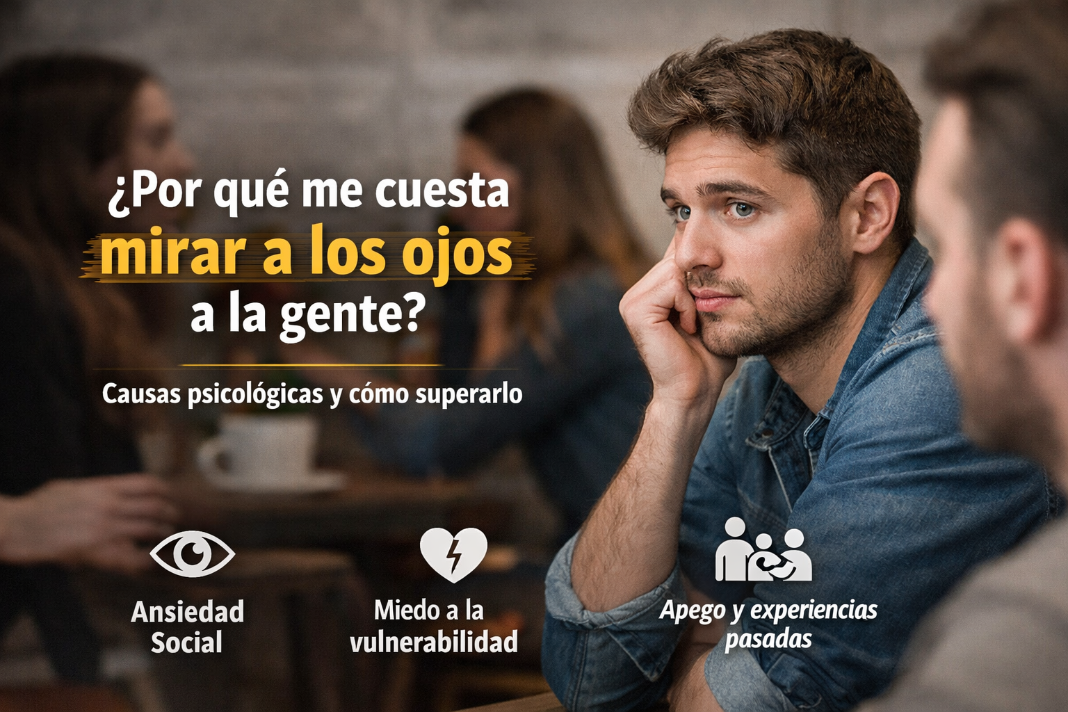 Por qué me cuesta mirar a los ojos a la gente (y qué dice la psicología)