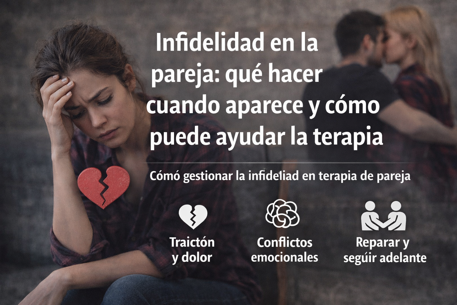 Infidelidad en la pareja: qué hacer cuando aparece y cómo puede ayudar la terapia