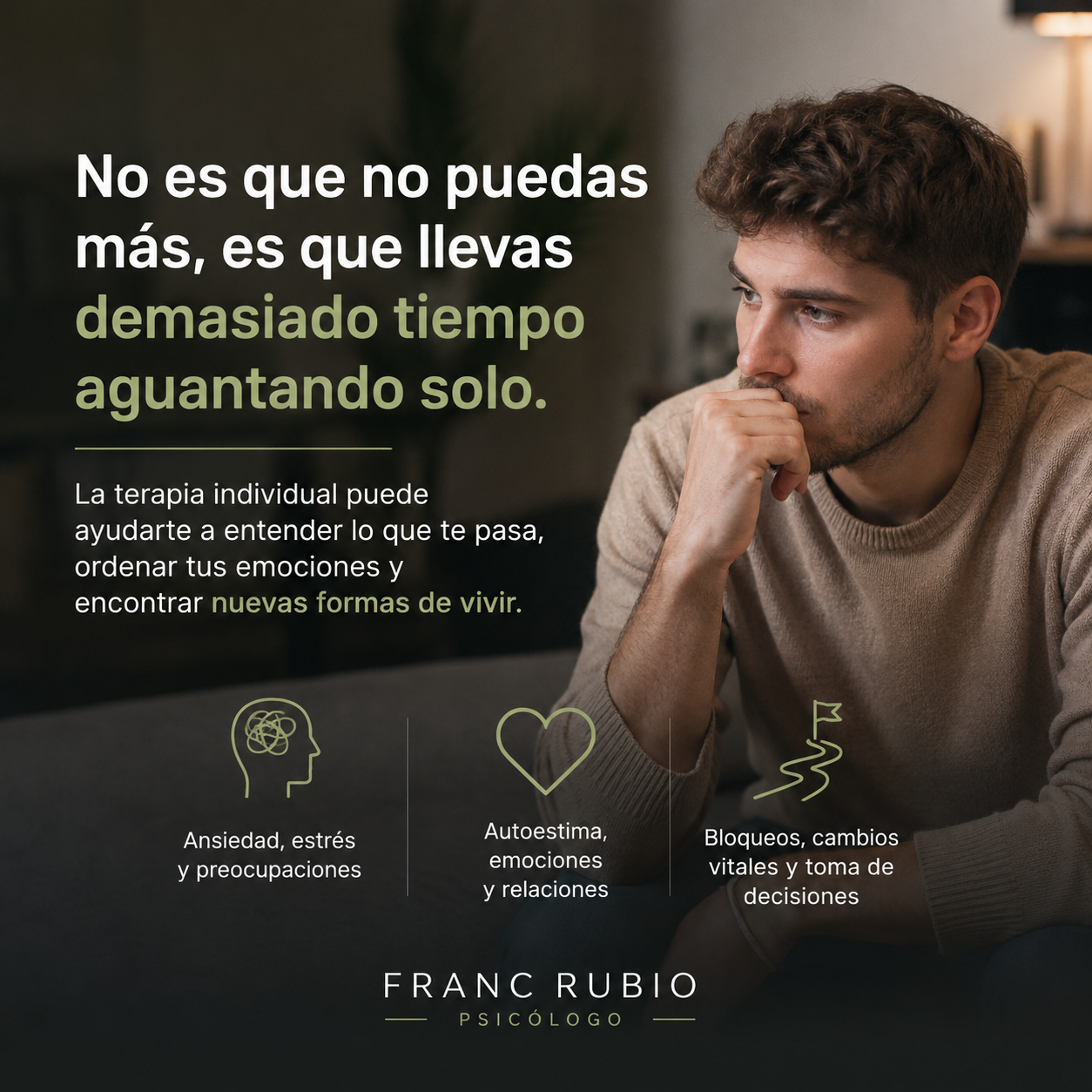 Terapia individual en Valladolid: cuándo acudir al psicólogo y qué puedes trabajar