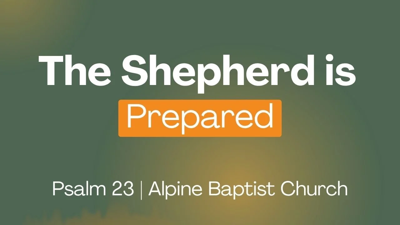 God Our Shepherd | Psalm 23