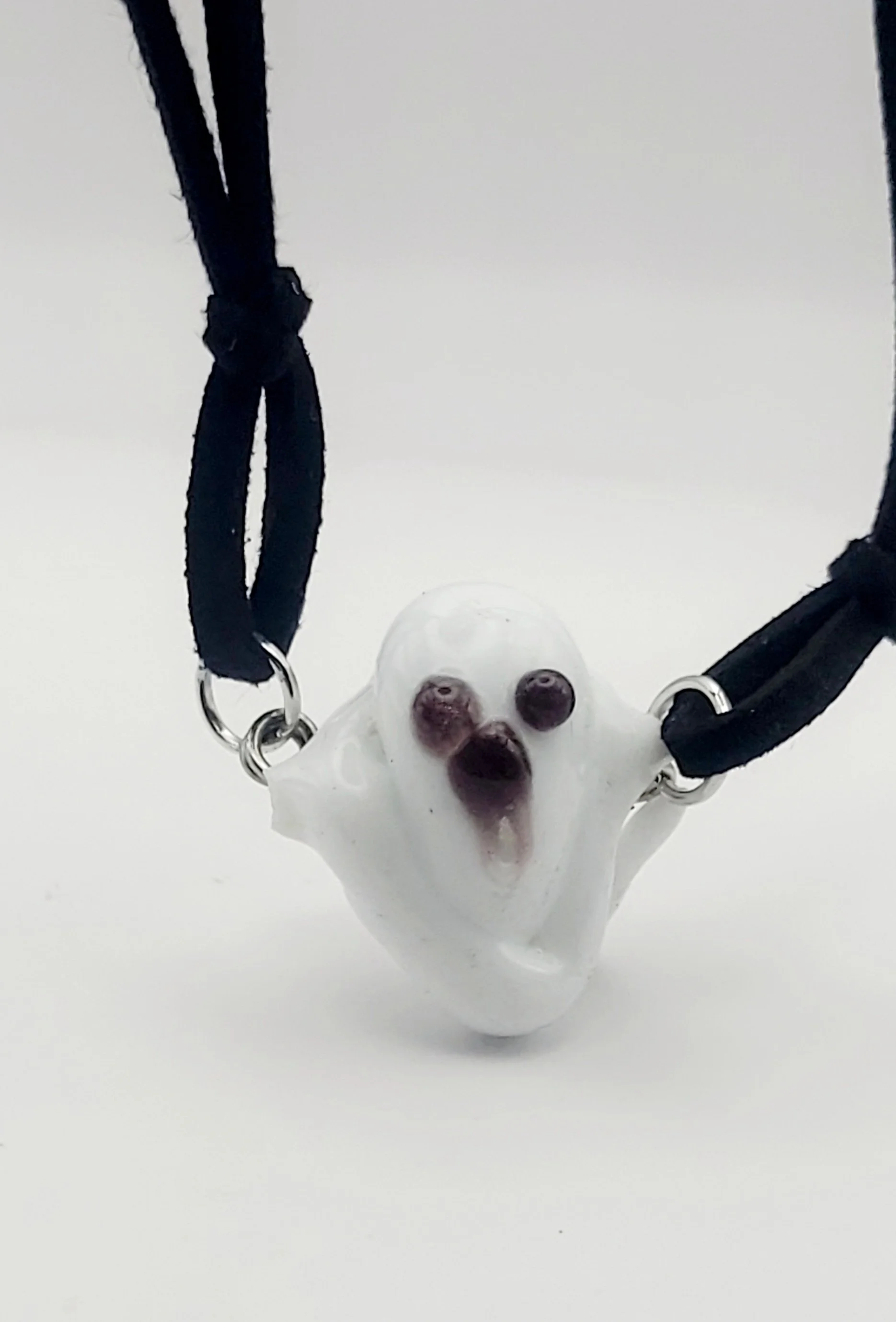 Ghost pendant - Glass Lampworking