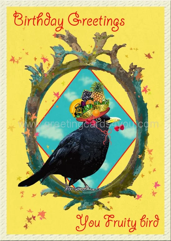 5720160023 - Birthday Wishes to a Fruity Bird