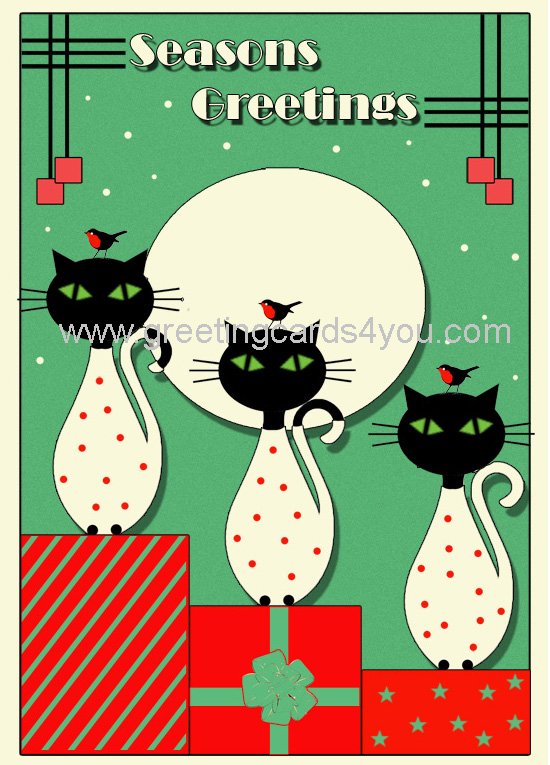5720160035X - Green Little Kitties