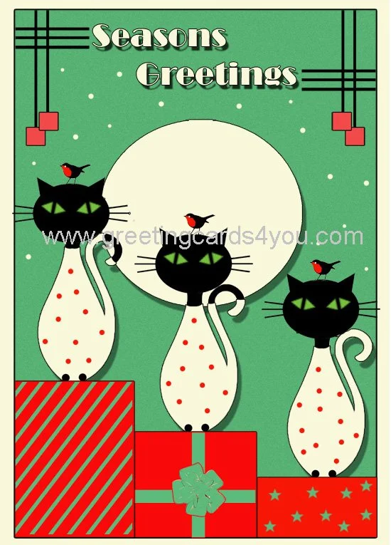 5720160035X - Green Little Kitties