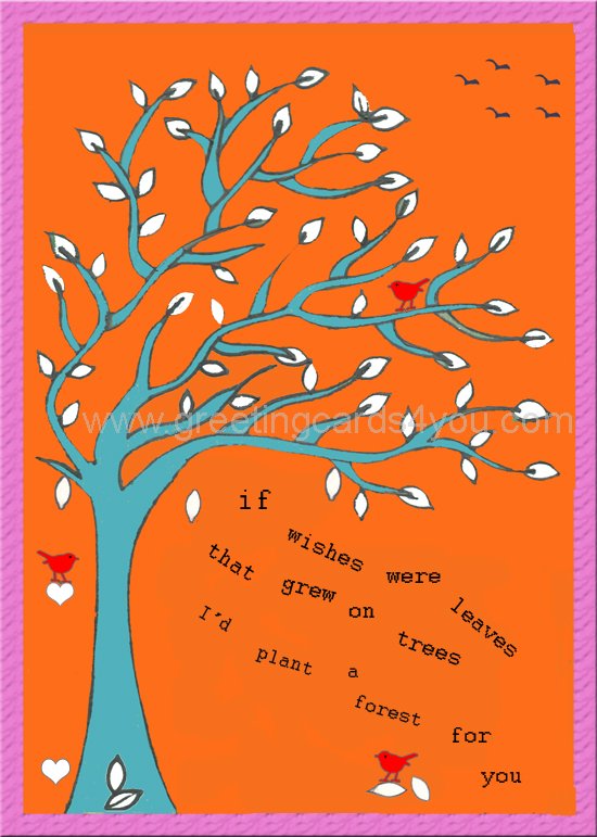 5720130041 - Wishes were leaves (orange)