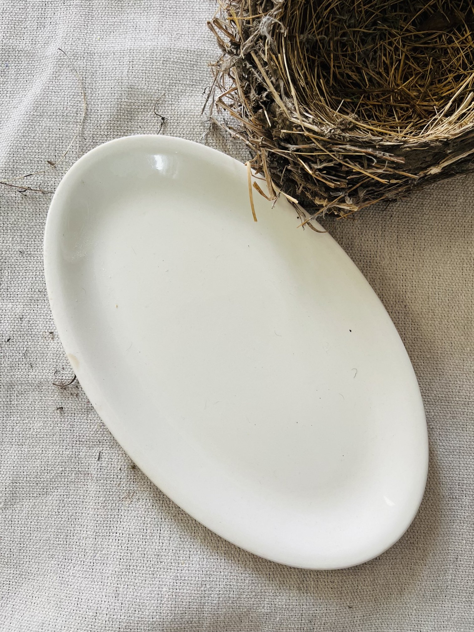 Vintage Harmony House Ironstone Oval Serving Dish