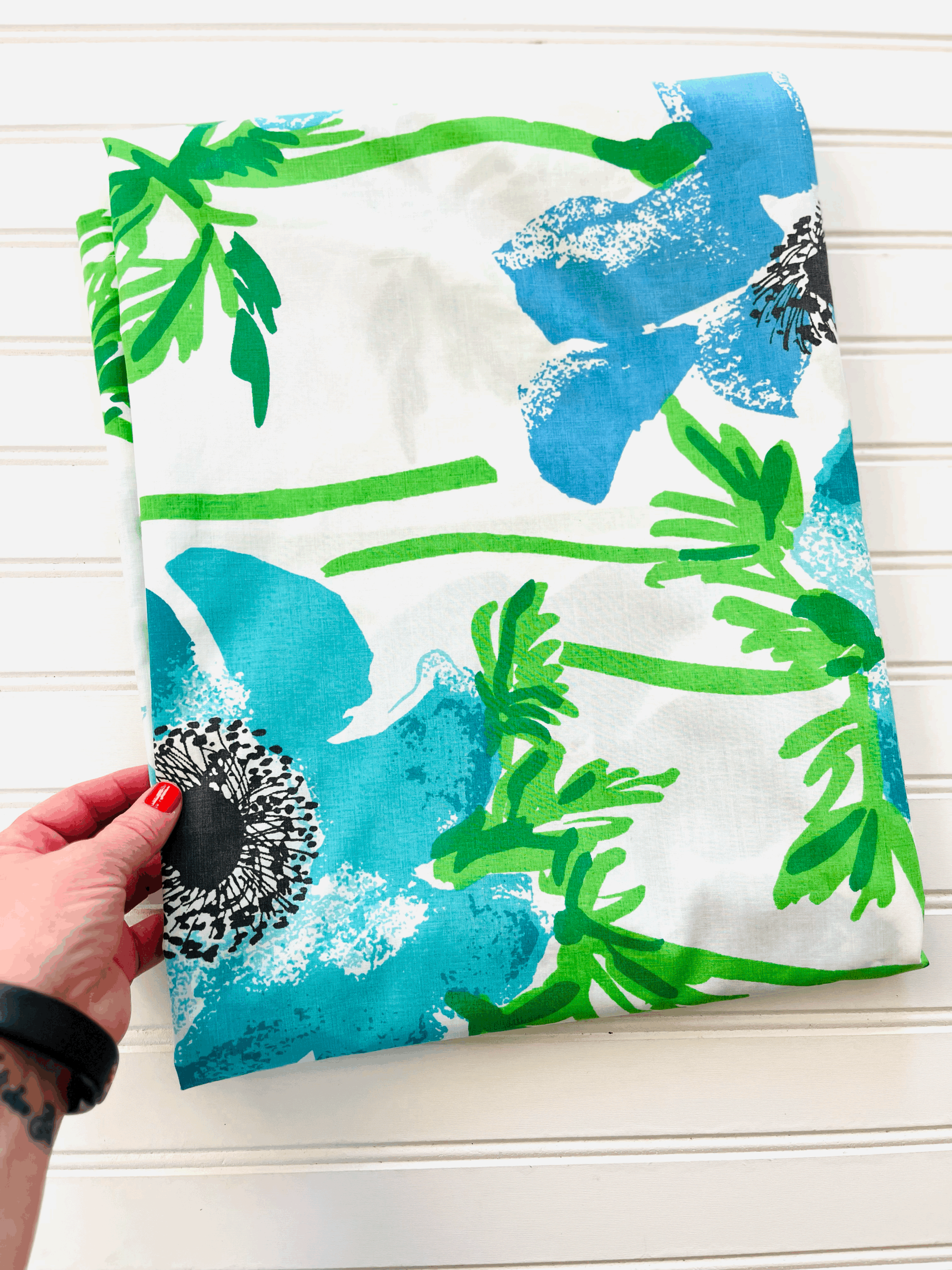 Vintage Vera Floral Flat Sheet