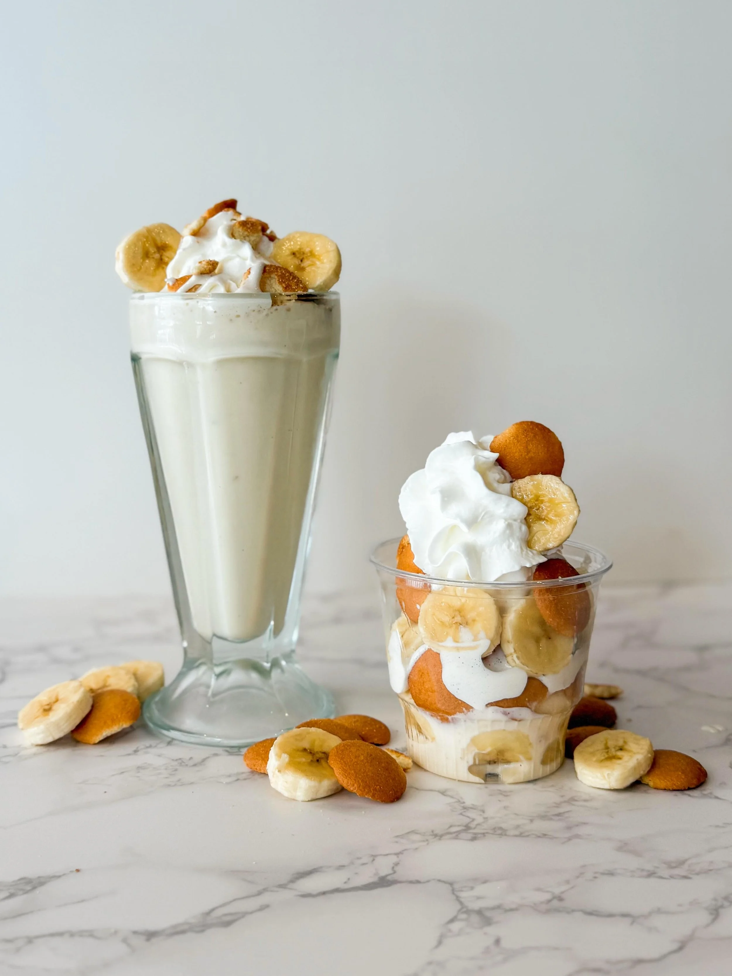 Have you tried our June specials yet?! 🍌🍌🍌

Banana pudding ice cream, vanilla wafers, chipped bananas, and whip! Grab it as a shake or a sundae in June only ☀️✨🍌🧈
