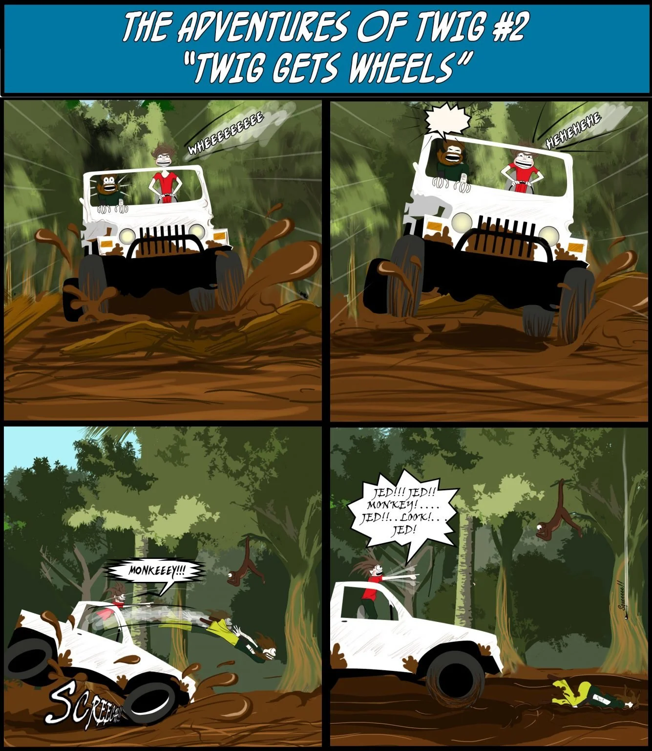 The Adventures of Twig #2 – “Twig Gets Wheels”