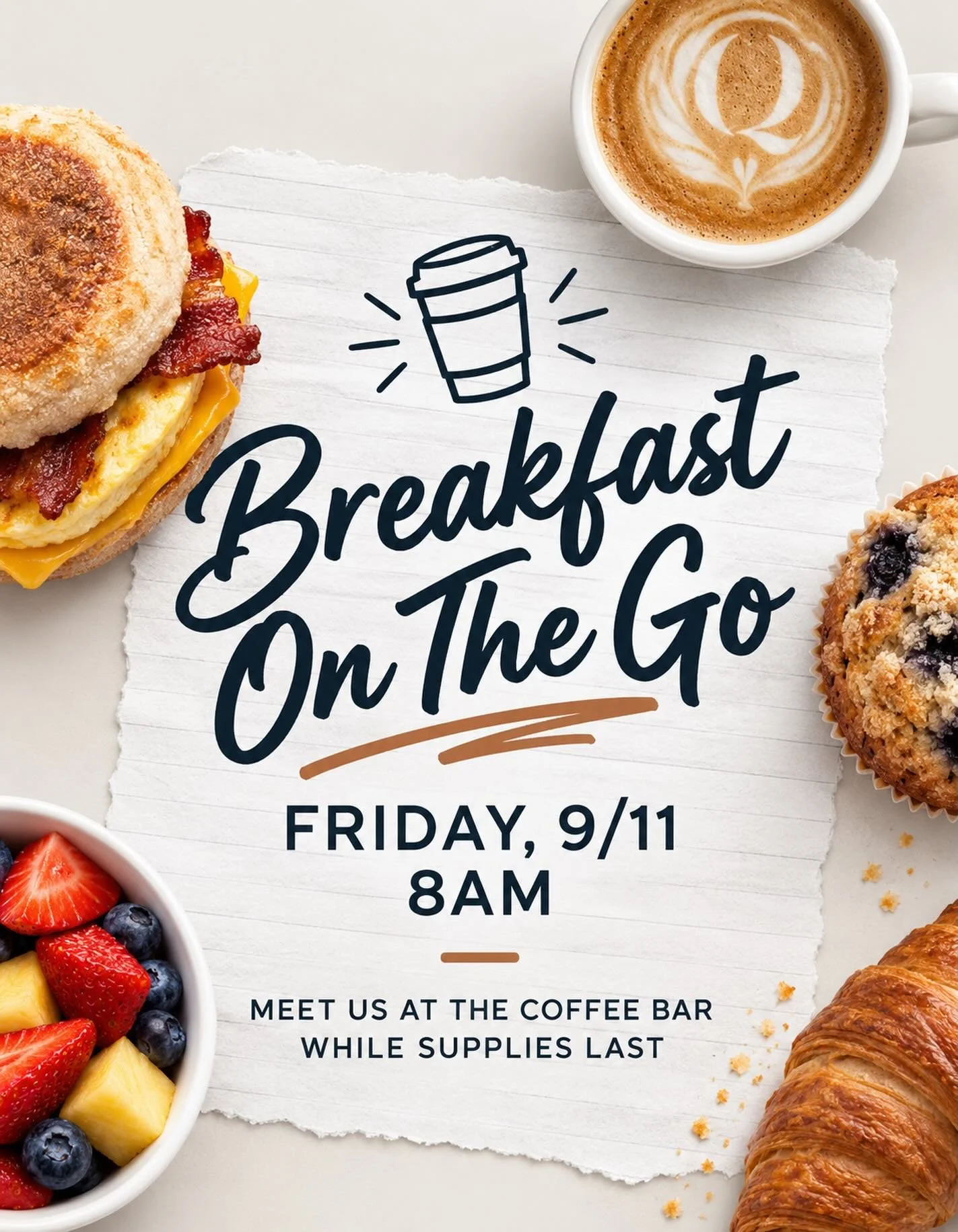 Rise &amp; shine, Quincy Lofts ☕️🥐

We&rsquo;re making your Friday morning a little sweeter! Stop by the Coffee Bar at 8 AM on Friday, September 11 for a quick breakfast on the go.

Grab your coffee, grab a bite, and start your day with us. 🤎

Whil