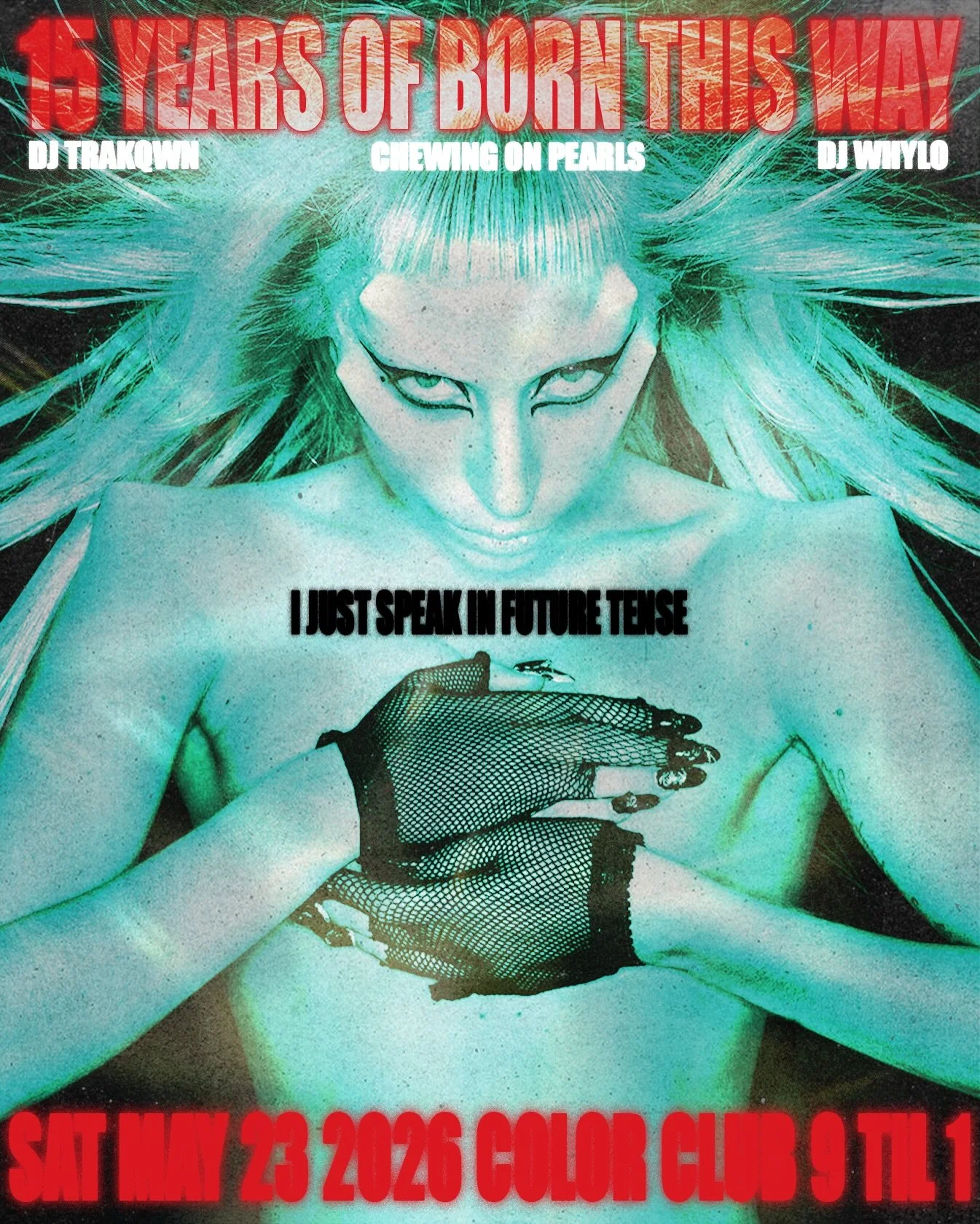 One month from today! We&rsquo;re celebrating the 15th anniversary of Lady Gaga&rsquo;s seminal, anthemic, retrofuturistic album BORN THIS WAY with a dance party! Ticket link in bio. 

Featuring DJ sets from @trak_qwn and @whylo__, an installation by