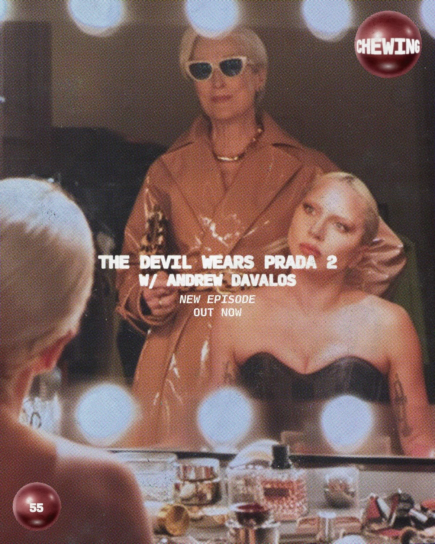 THE DEVIL WEARS PRADA 2 

We&rsquo;re back! With an extra special guest! Artist, dear friend, and &ldquo;The Devil Wears Prada&rdquo; aficionado @andrewdavalos joins us to discuss the recently released box office hit sequel &ldquo;The Devil Wears Pra