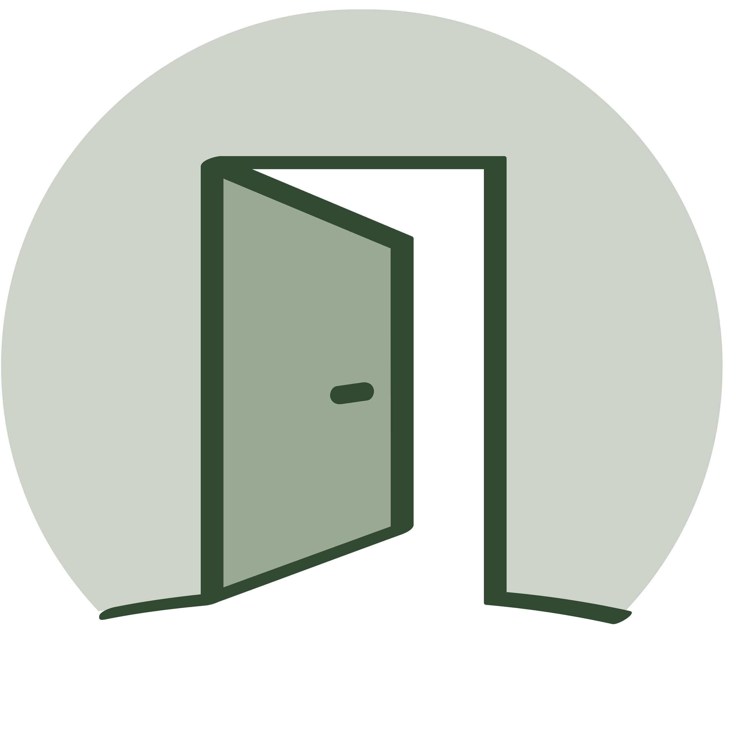 Icon, welches eine geöffnete Tür zeigt.