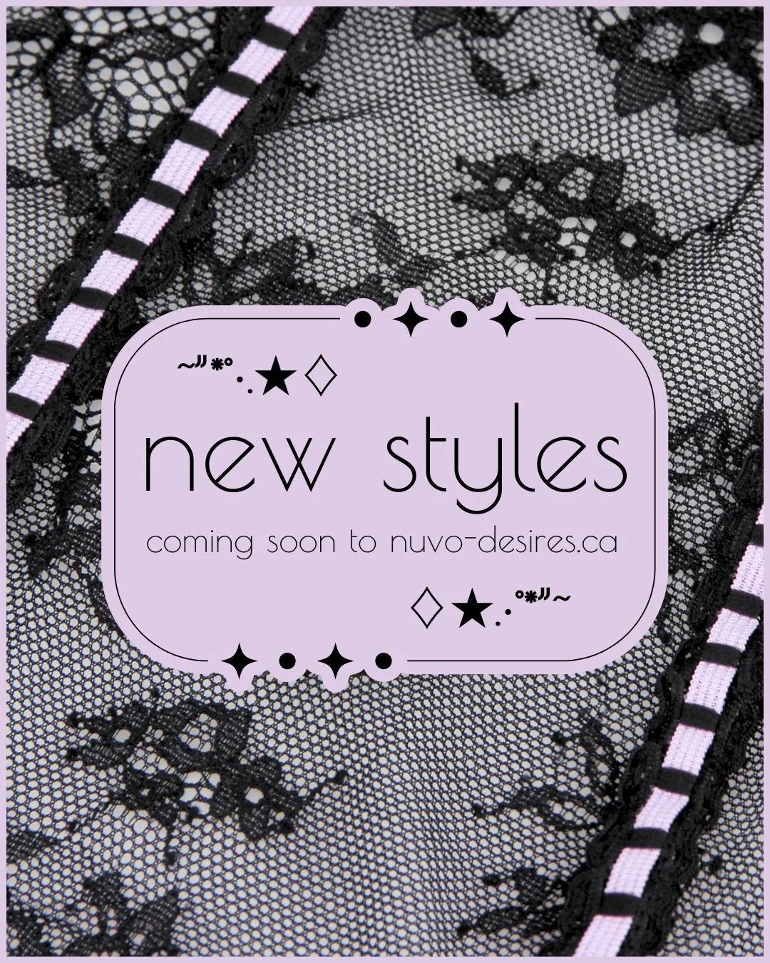 &hearts; It's happening, our first dedicated collection! &hearts;

Keep an eye out, we'll be sharing our sleepwear collection soon. These new styles weave seduction &amp; slumber~ Drift off with materials carefully selected for upmost genuine comfort