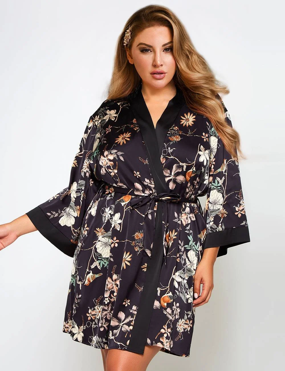 Exquisite Robe ~ Nature Floral Print