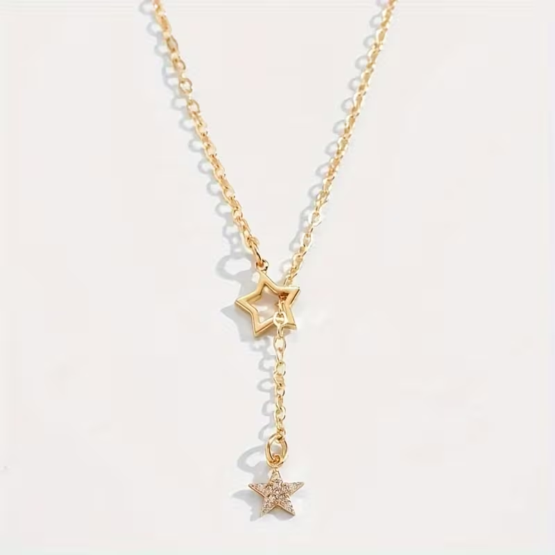 Stars & Sparkles Lariat ~ Sun Tone