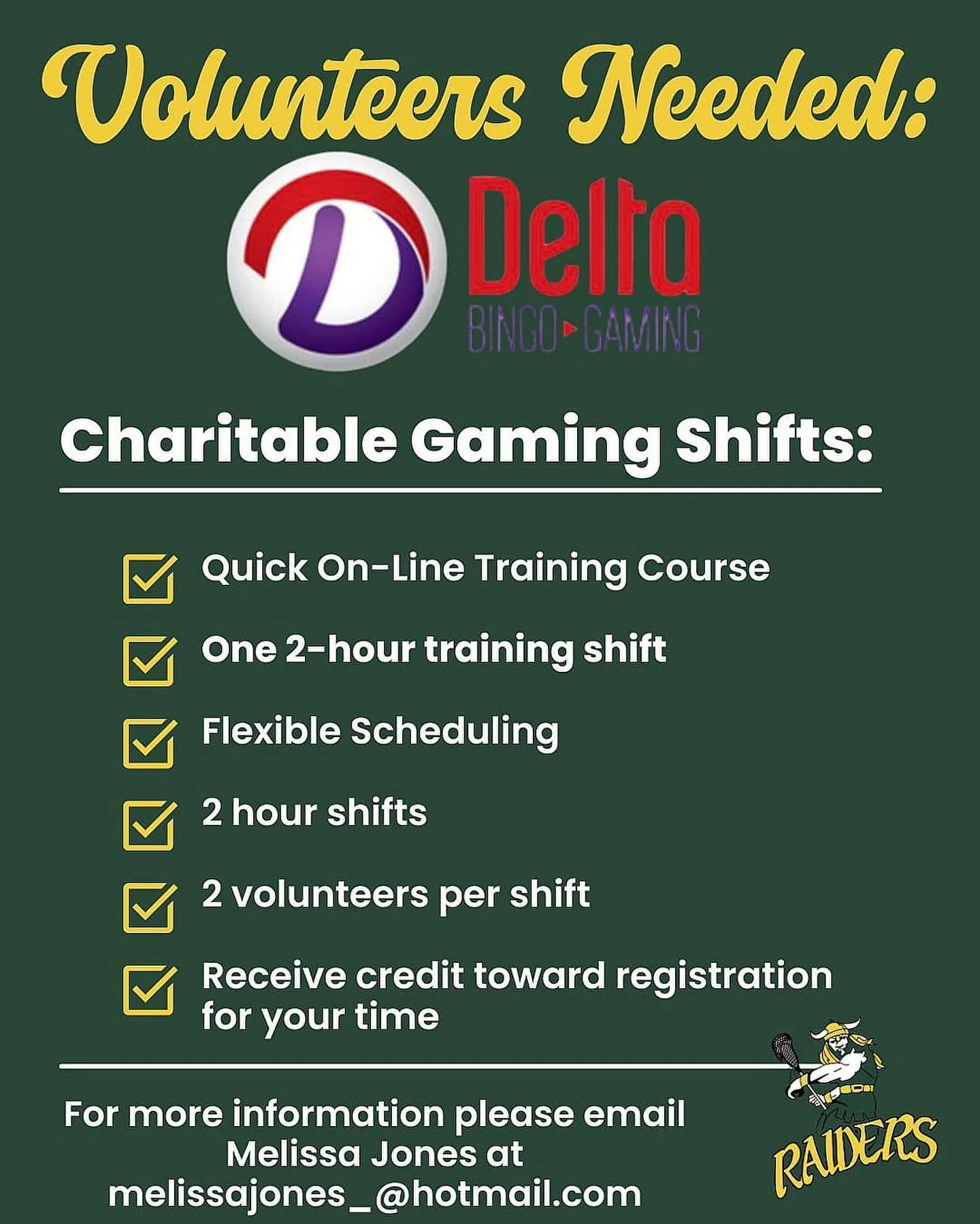 ⭐️The PRMLA is a proud participant of Charitable Gaming through Delta Bingo! ⭐️

🫱🏼&zwj;🫲🏽Through funds raised at the Delta Bingo &amp; Gaming Centre Welland, our Association is able to continue to provide quality programming at an affordable cos