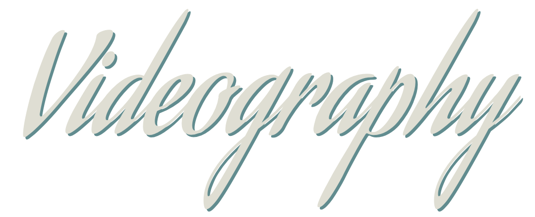 Stylized text spelling 'Vlogosraphy' with a light shadow on a black background.