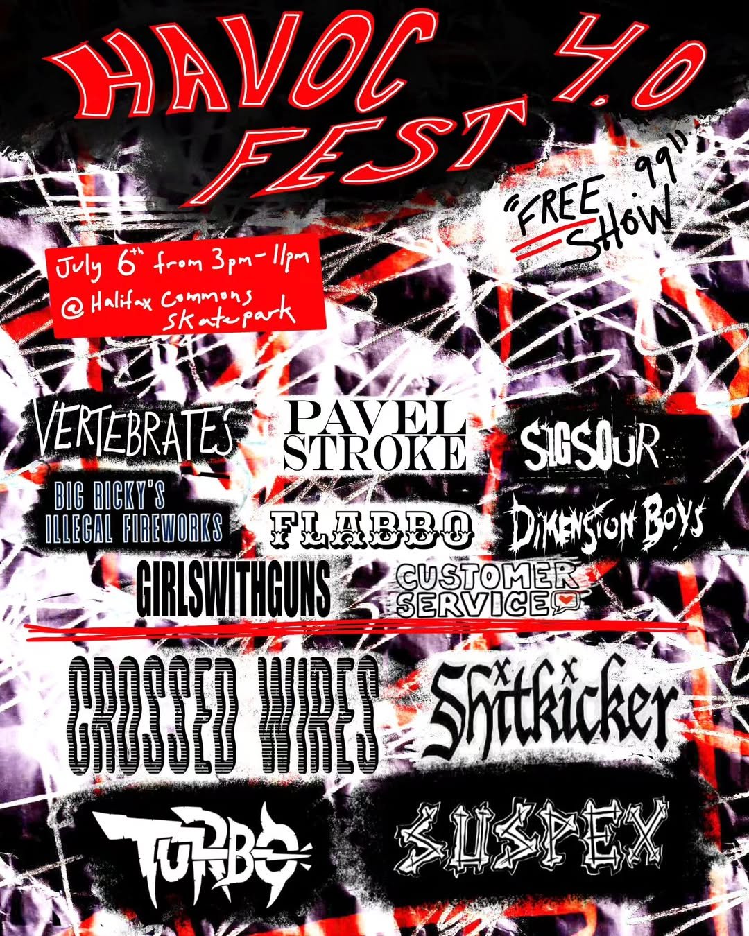 With Big Ricky's Illegal Fireworks at the 2024 Havoc Festival