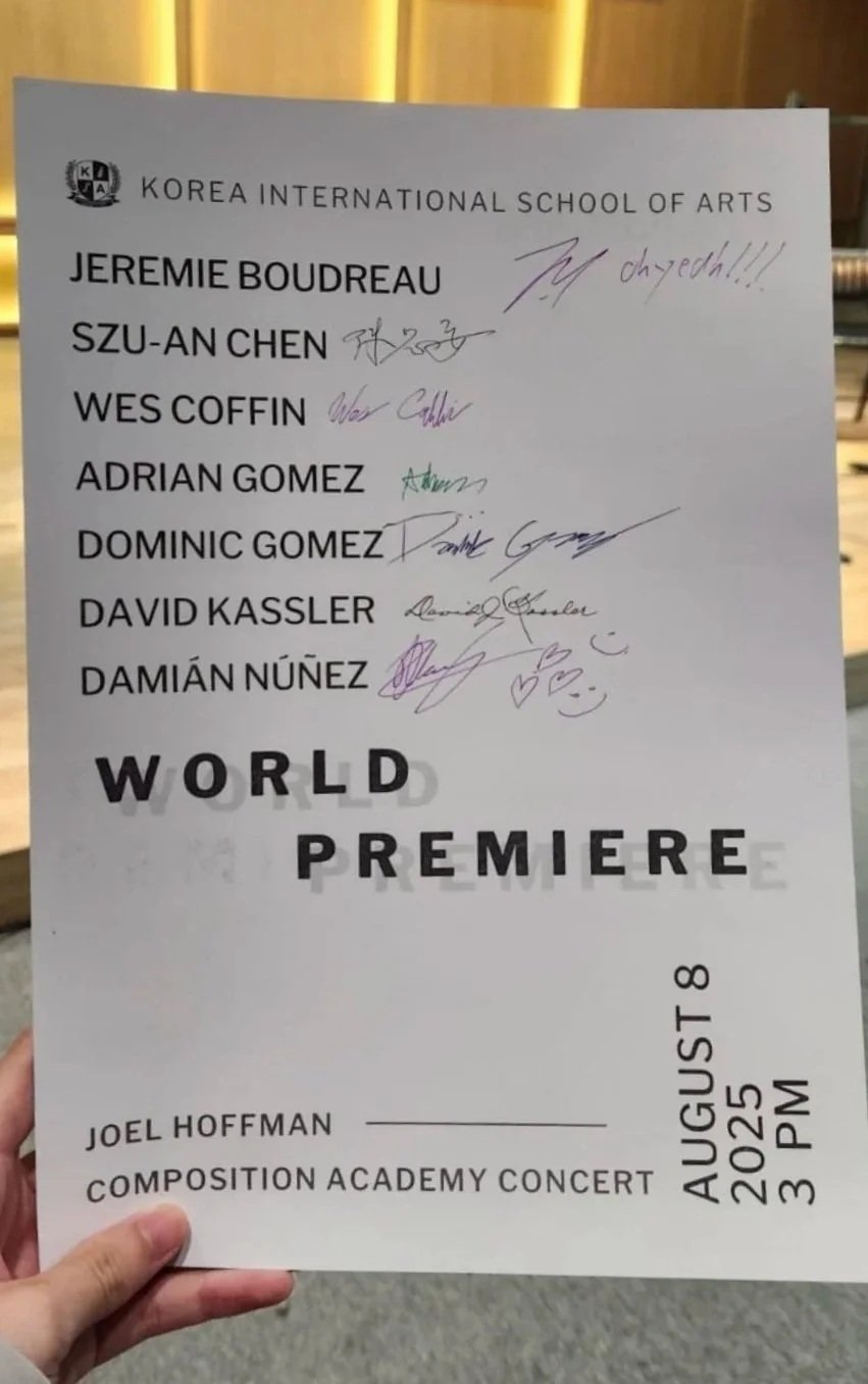 New Compositions Concert at Korea International School of Arts