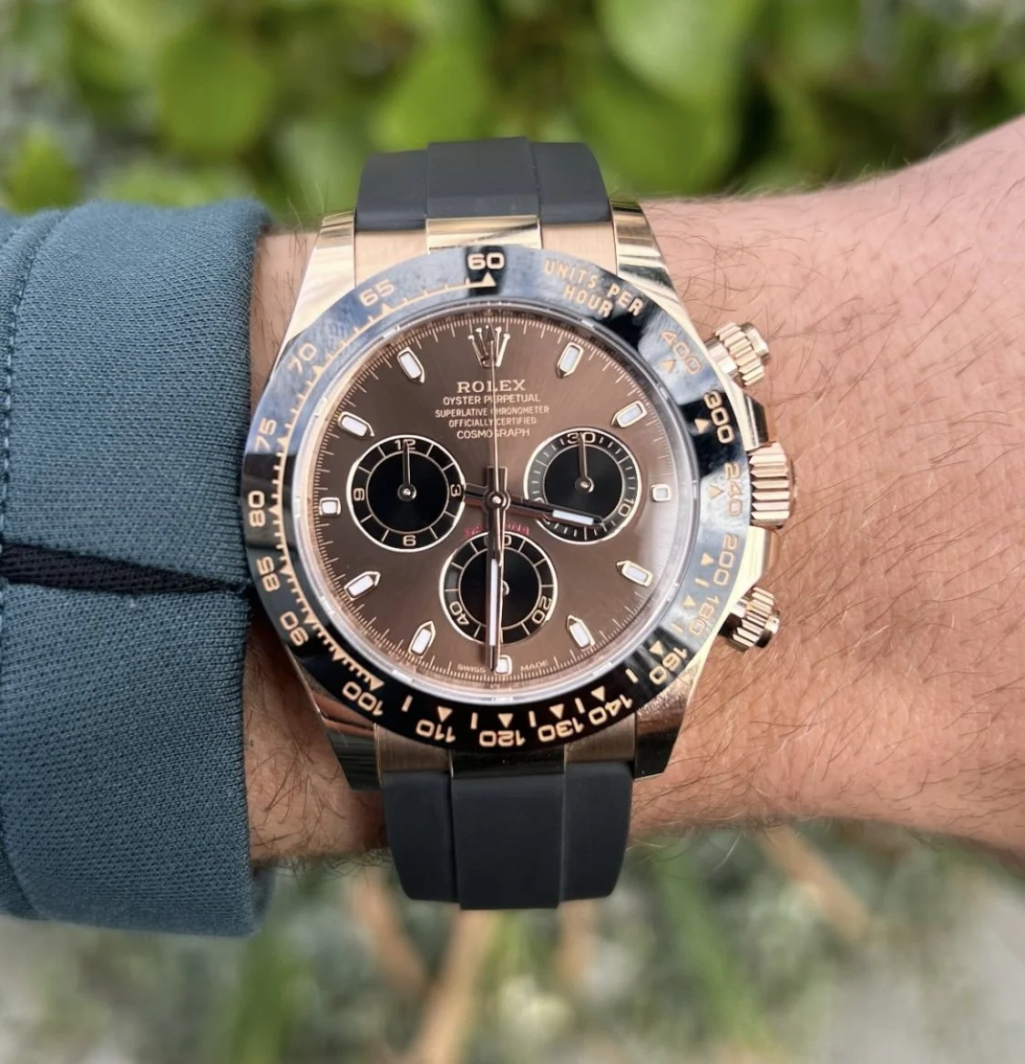 Rolex "Chocolate" Daytona Oysterflex
