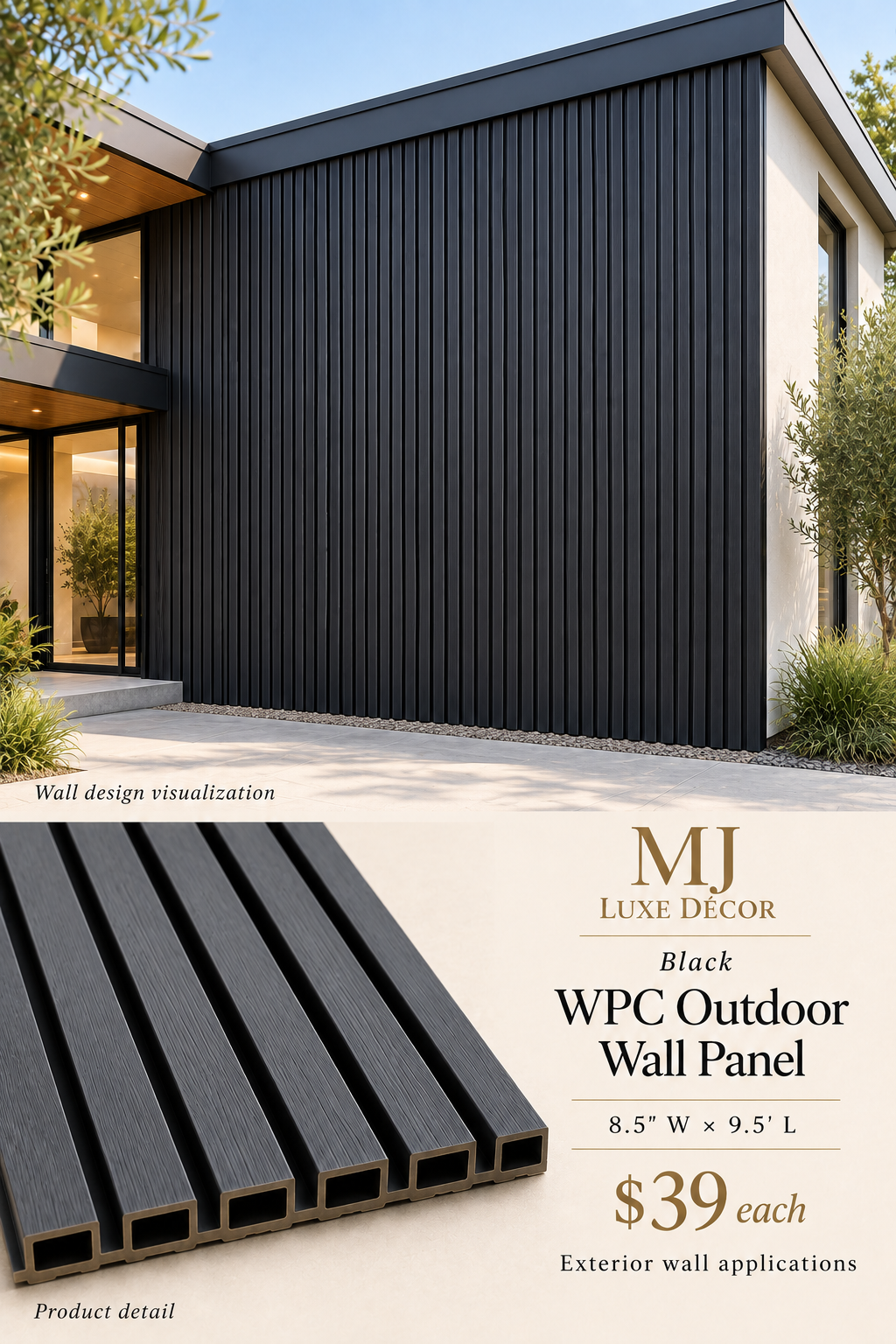 WPC Outdoor Wall Panels