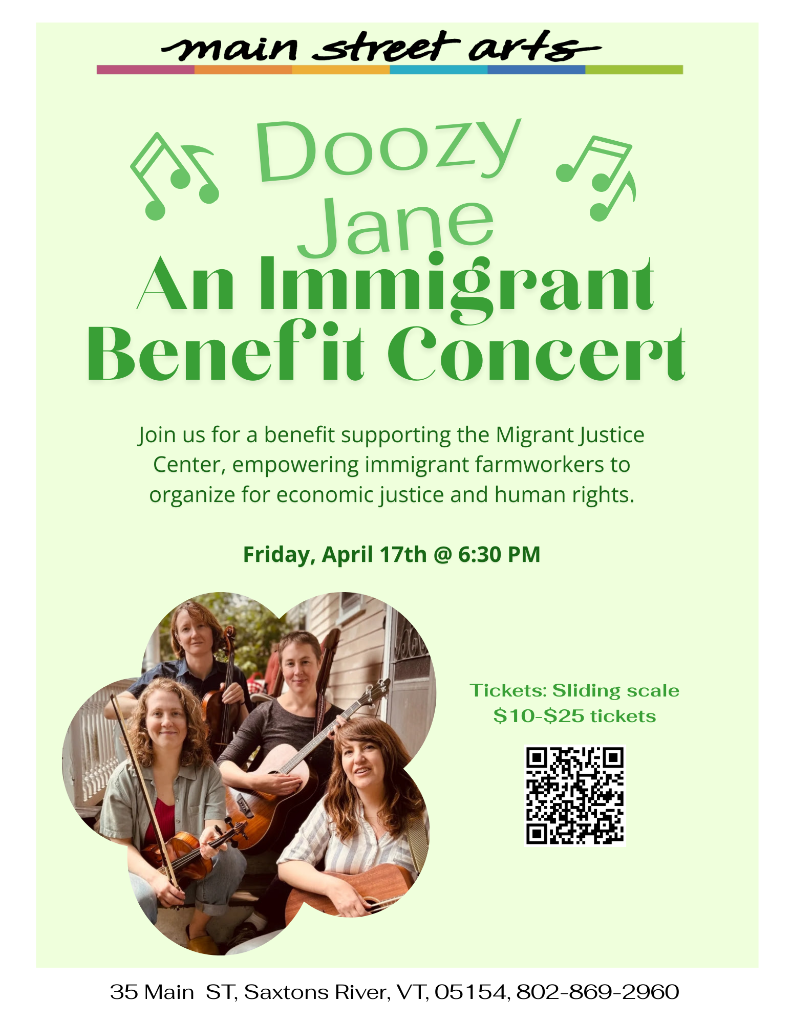 Doozy Jane ​An Immigrant Benefit Concert