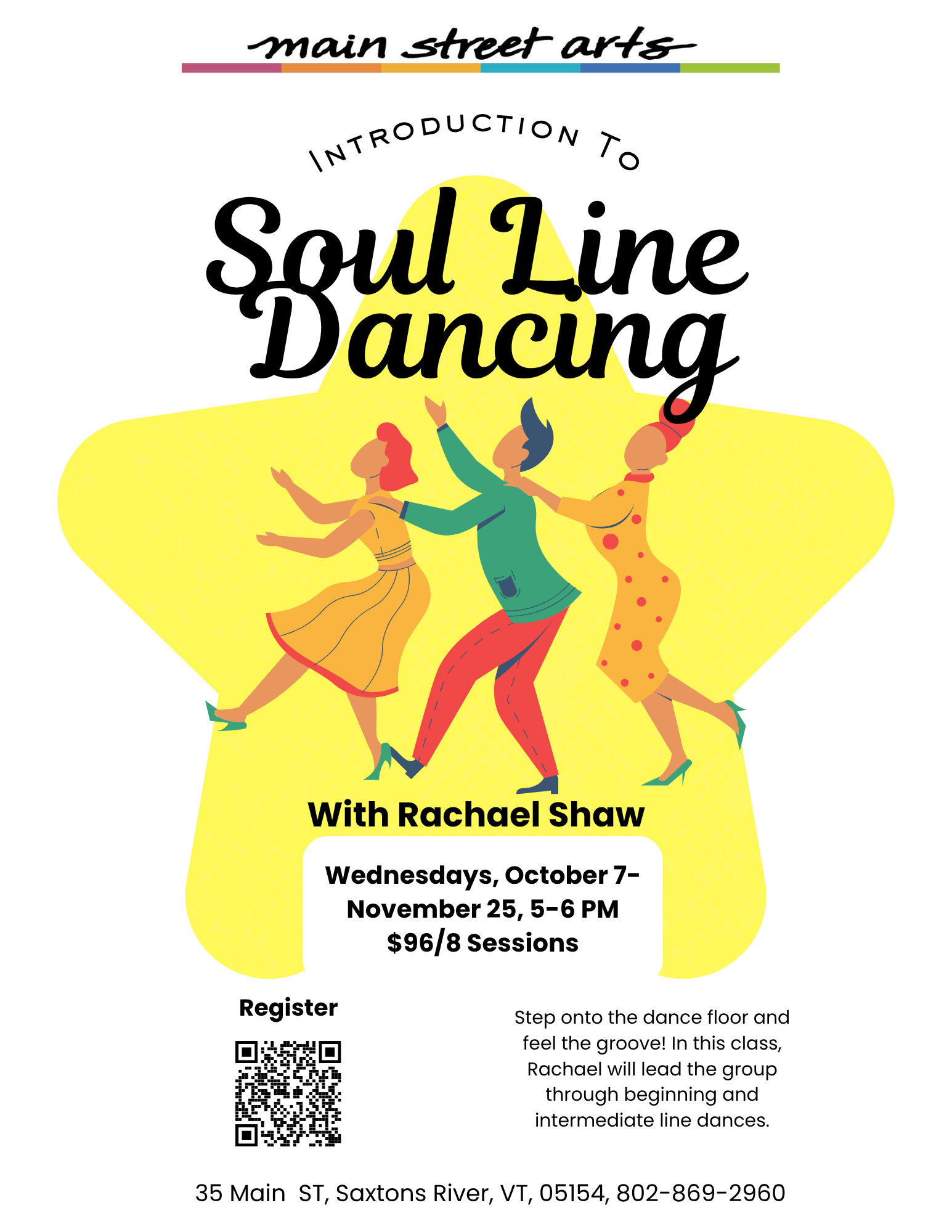 Introduction to Soul Line Dancing (fall session starts)