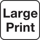 Large Print icon