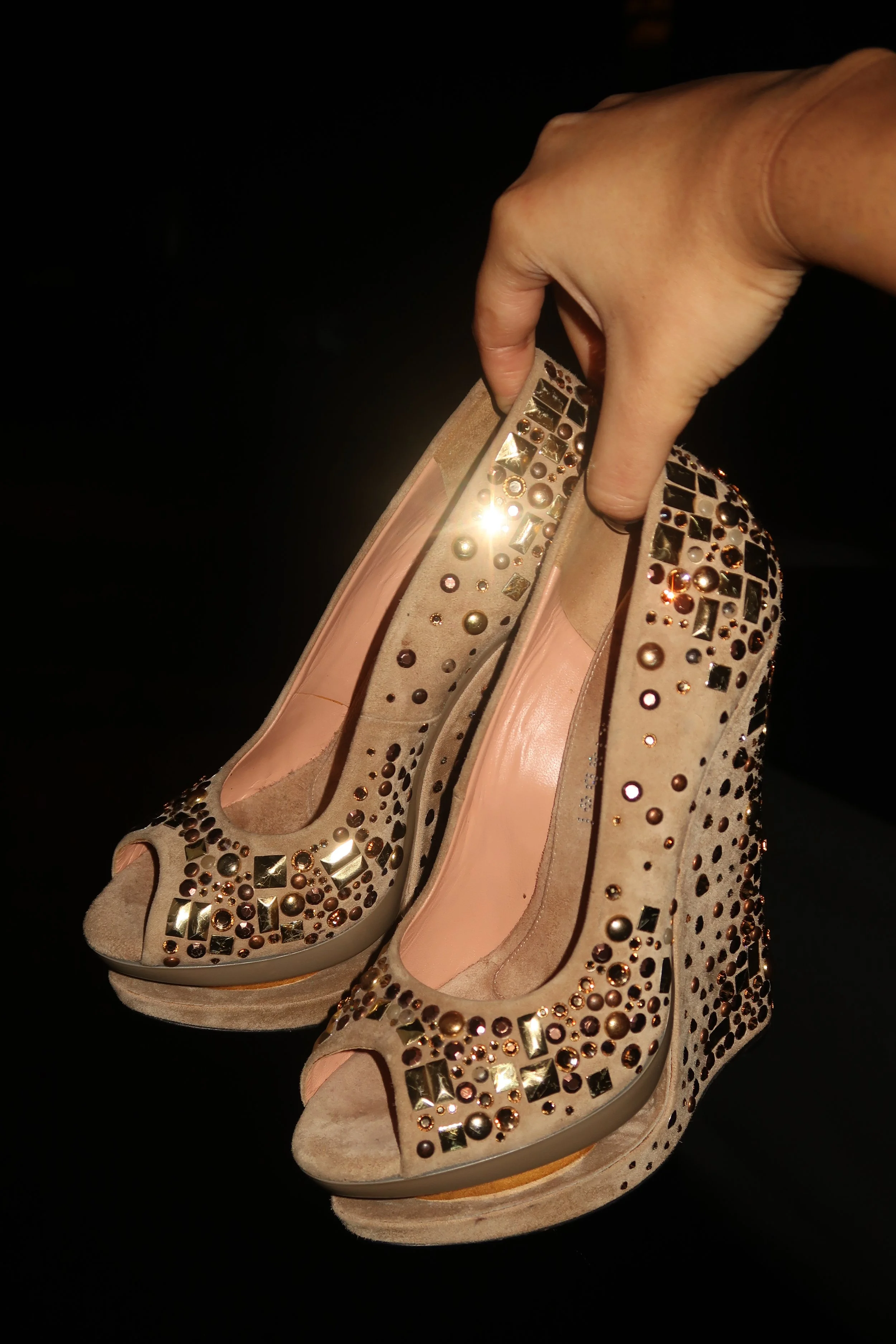 Gianmarco Lorenzi platform wedges