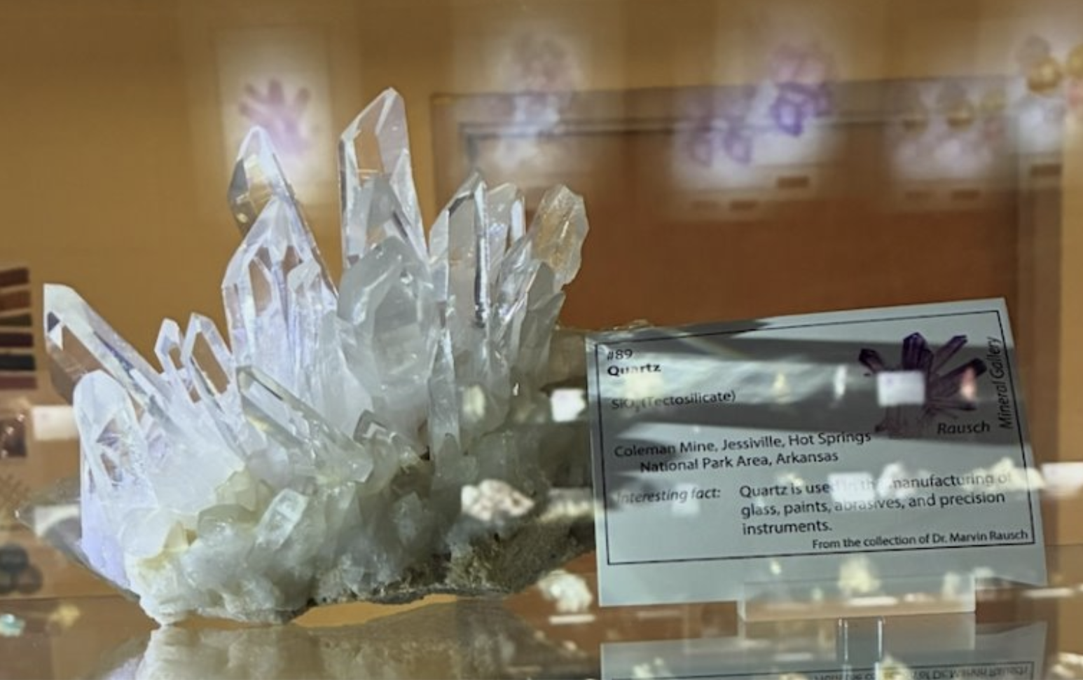 Reflecting on Art(e)facts: Quartz