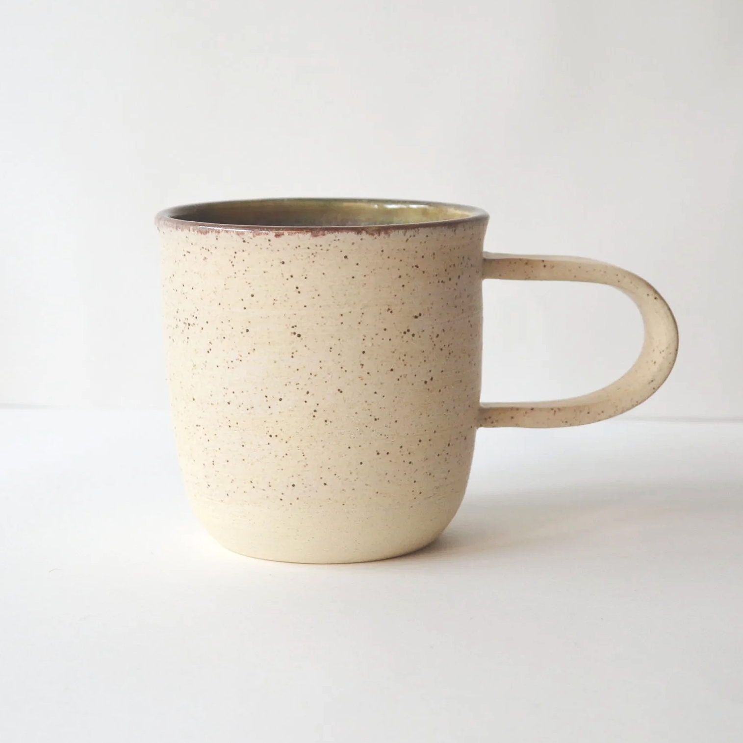 Purple, Maroon, and White Speckled Mug