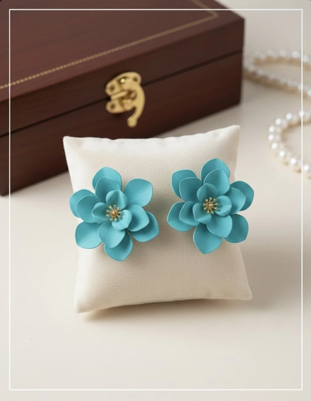 Boucles d’oreilles à tige «Pétales Audacieux »